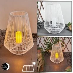 Hofstein Mendola Solarleuchte LED Weiß, 1-flammig