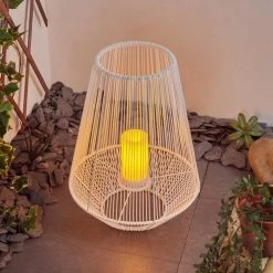 Hofstein Mendola Solarleuchte LED Weiß, 1-flammig -Günstiges Solarleuchten Geschäft mendola solarleuchte h3428580 10