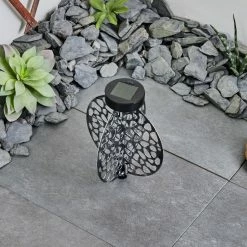 Hofstein Mesan Solar-Kugelleuchte LED Schwarz, Silber, 1-flammig -Günstiges Solarleuchten Geschäft mesan solar kugelleuchte h3428467 11