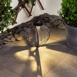 Hofstein Mésan Solarleuchte LED Schwarz, Silber, 1-flammig 25 Hofstein Mésan Solarleuchte LED Schwarz, Silber, 1-flammig -Günstiges Solarleuchten Geschäft mesan solarleuchte h3394687 10