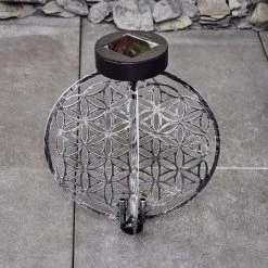 Hofstein Mésan Solarleuchte LED Schwarz, Silber, 1-flammig 27 Hofstein Mésan Solarleuchte LED Schwarz, Silber, 1-flammig -Günstiges Solarleuchten Geschäft mesan solarleuchte h3394687 12