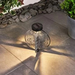 Hofstein Mésan Solarleuchte LED Schwarz, Silber, 1-flammig 23 Hofstein Mésan Solarleuchte LED Schwarz, Silber, 1-flammig -Günstiges Solarleuchten Geschäft mesan solarleuchte h3394687 8