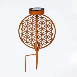 Hofstein Mésan Solarleuchte LED Schwarz, Rostfarben, 1-flammig -Günstiges Solarleuchten Geschäft mesan solarleuchte h3394700 7