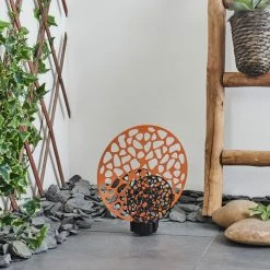 Hofstein Mesan Solarleuchte LED Schwarz, Rostfarben, 2-flammig -Günstiges Solarleuchten Geschäft mesan solarleuchte h3429136 1