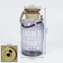 Hofstein Moliitsi Solarleuchte LED Braun, Rauchfarben, 10-flammig -Günstiges Solarleuchten Geschäft moliitsi solarleuchte h3425558 3