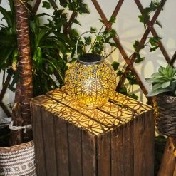 Hofstein Moreland Solar-Kugelleuchte LED Schwarz, Silber, Kupferfarben, 1-flammig -Günstiges Solarleuchten Geschäft moreland solar kugelleuchte h3427118 11