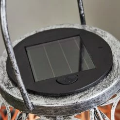 Hofstein Moreland Solar-Kugelleuchte LED Schwarz, Silber, Kupferfarben, 1-flammig -Günstiges Solarleuchten Geschäft moreland solar kugelleuchte h3427118 5