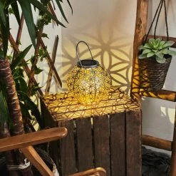 Hofstein Moreland Solar-Kugelleuchte LED Schwarz, Silber, Kupferfarben, 1-flammig -Günstiges Solarleuchten Geschäft moreland solar kugelleuchte h3427118 8