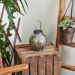 Hofstein Moreland Solar-Kugelleuchte LED Schwarz, Silber, Gold, 1-flammig -Günstiges Solarleuchten Geschäft moreland solar kugelleuchte h3427217 10