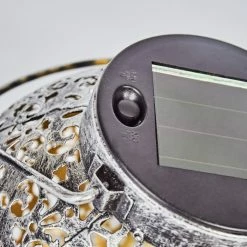 Hofstein Moreland Solar-Kugelleuchte LED Schwarz, Silber, Gold, 1-flammig -Günstiges Solarleuchten Geschäft moreland solar kugelleuchte h3427217 5