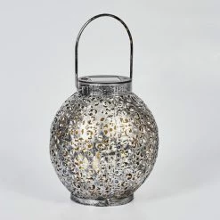 Hofstein Moreland Solar-Kugelleuchte LED Schwarz, Silber, Gold, 1-flammig -Günstiges Solarleuchten Geschäft moreland solar kugelleuchte h3427217 7