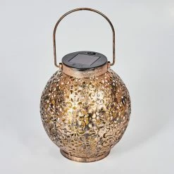 Hofstein Moreland Solar-Kugelleuchte LED Schwarz, Kupferfarben, 1-flammig -Günstiges Solarleuchten Geschäft moreland solar kugelleuchte h3429334 7