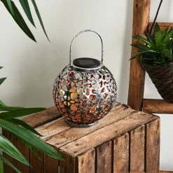 Hofstein Moreland Solarleuchte LED Schwarz, Silber, Kupferfarben, 1-flammig -Günstiges Solarleuchten Geschäft moreland solarleuchte h3418574 11