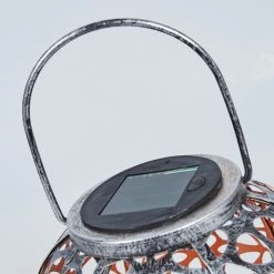 Hofstein Moreland Solarleuchte LED Schwarz, Silber, Kupferfarben, 1-flammig -Günstiges Solarleuchten Geschäft moreland solarleuchte h3418574 4