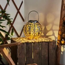 Hofstein Moreland Solarleuchte LED Schwarz, Silber, Kupferfarben, 1-flammig -Günstiges Solarleuchten Geschäft moreland solarleuchte h3418574 6