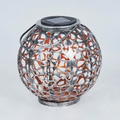 Hofstein Moreland Solarleuchte LED Schwarz, Silber, Kupferfarben, 1-flammig -Günstiges Solarleuchten Geschäft moreland solarleuchte h3418574 7