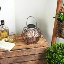 Hofstein Moreland Solarleuchte LED Schwarz, Silber, Kupferfarben, 1-flammig 25 Hofstein Moreland Solarleuchte LED Schwarz, Silber, Kupferfarben, 1-flammig -Günstiges Solarleuchten Geschäft moreland solarleuchte h3420034 11