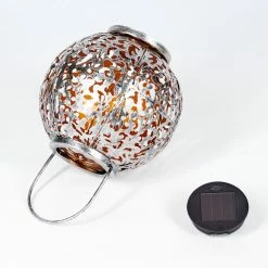 Hofstein Moreland Solarleuchte LED Schwarz, Silber, Kupferfarben, 1-flammig 18 Hofstein Moreland Solarleuchte LED Schwarz, Silber, Kupferfarben, 1-flammig -Günstiges Solarleuchten Geschäft moreland solarleuchte h3420034 4