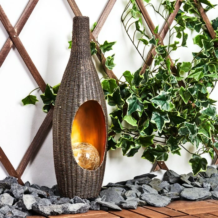 Hofstein Otterstad Solarleuchte LED Braun, Gold, 1-flammig 14 Hofstein Otterstad Solarleuchte LED Braun, Gold, 1-flammig – Bild 12