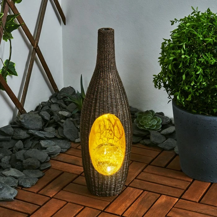 Hofstein Otterstad Solarleuchte LED Braun, Gold, 1-flammig 15 Hofstein Otterstad Solarleuchte LED Braun, Gold, 1-flammig – Bild 13