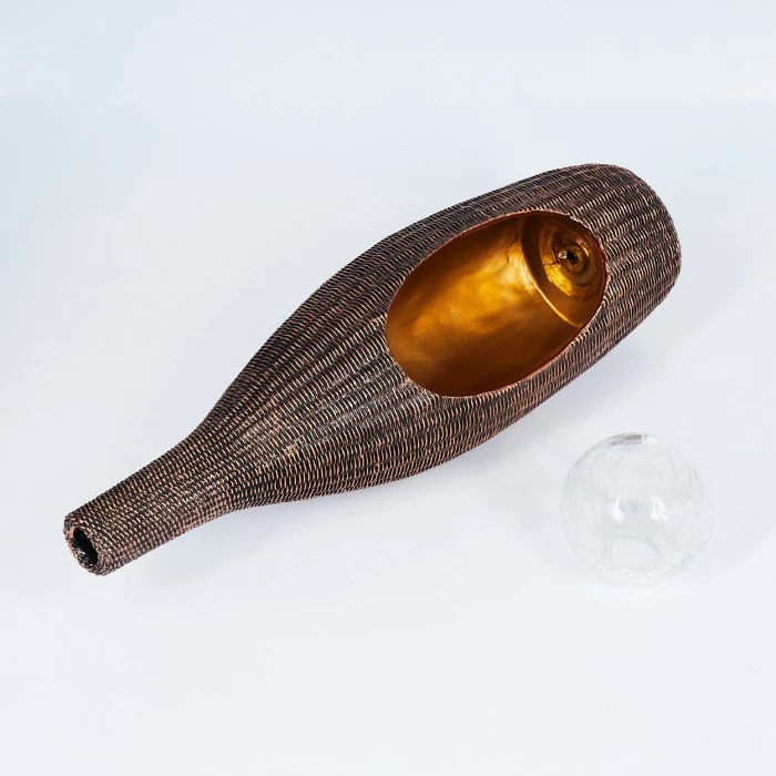 Hofstein Otterstad Solarleuchte LED Braun, Gold, 1-flammig 7 Hofstein Otterstad Solarleuchte LED Braun, Gold, 1-flammig – Bild 5