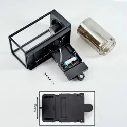 Hofstein Palanga Außenwandleuchte LED Schwarz, 1-flammig, Bewegungsmelder 15 Hofstein Palanga Außenwandleuchte LED Schwarz, 1-flammig, Bewegungsmelder -Günstiges Solarleuchten Geschäft palanga aussenwandleuchte h3588703 3