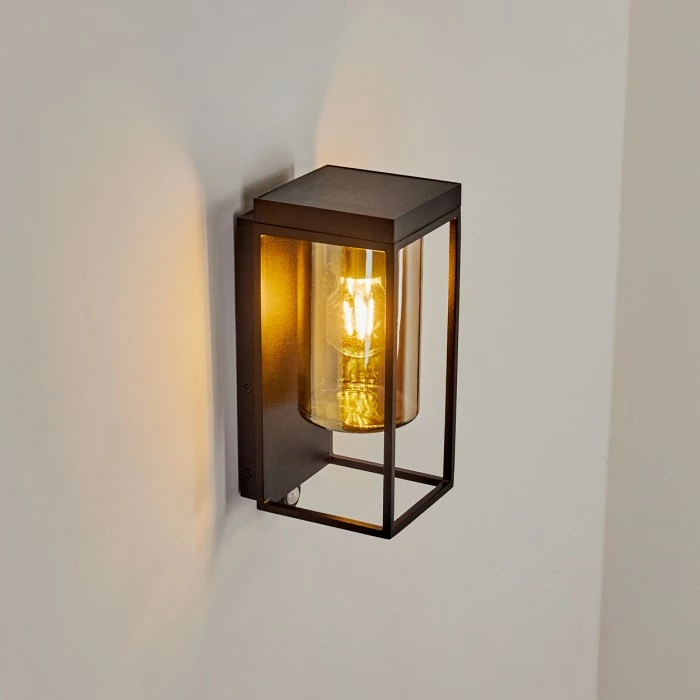 Hofstein Palanga Außenwandleuchte LED Schwarz, 1-flammig, Bewegungsmelder 8 Hofstein Palanga Außenwandleuchte LED Schwarz, 1-flammig, Bewegungsmelder – Bild 6