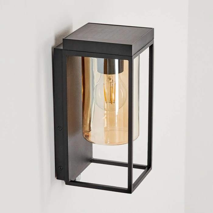 Hofstein Palanga Außenwandleuchte LED Schwarz, 1-flammig, Bewegungsmelder 4 Hofstein Palanga Außenwandleuchte LED Schwarz, 1-flammig, Bewegungsmelder – Bild 2