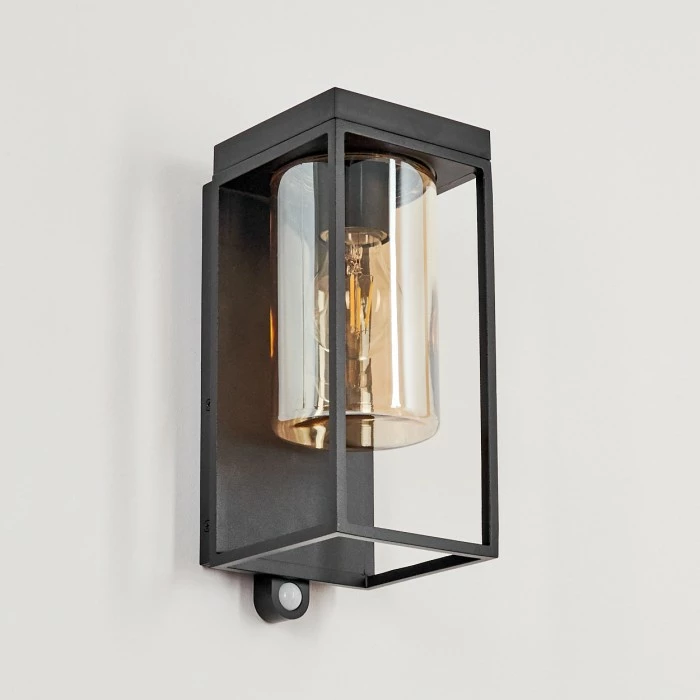 Hofstein Palanga Außenwandleuchte LED Schwarz, 1-flammig, Bewegungsmelder 9 Hofstein Palanga Außenwandleuchte LED Schwarz, 1-flammig, Bewegungsmelder – Bild 7