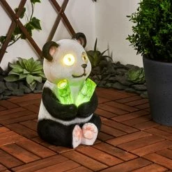 Hofstein Pandia Solarleuchte LED Schwarz, Gr&uuml;n, Wei&szlig;, Rosa, 2-flammig -Günstiges Solarleuchten Geschäft pandia solarleuchte h3427873 6