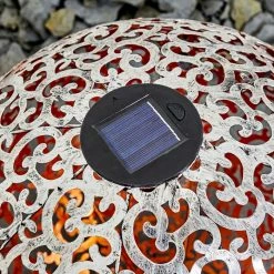 Hofstein Paradiski Solarleuchte LED Silber, Kupferfarben, 1-flammig -Günstiges Solarleuchten Geschäft paradiski solarleuchte h3327401 15