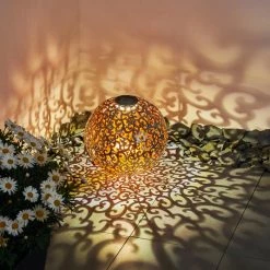 Hofstein Paradiski Solarleuchte LED Silber, Kupferfarben, 1-flammig -Günstiges Solarleuchten Geschäft paradiski solarleuchte h3327401 3