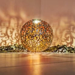 Hofstein Paradiski Solarleuchte LED Silber, Kupferfarben, 1-flammig -Günstiges Solarleuchten Geschäft paradiski solarleuchte h3327401 6