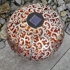 Hofstein Paradiski Solarleuchte LED Silber, Kupferfarben, 1-flammig -Günstiges Solarleuchten Geschäft paradiski solarleuchte h3327401 8