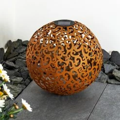 Hofstein Paradiski Solarleuchte LED Orange, 1-flammig -Günstiges Solarleuchten Geschäft paradiski solarleuchte h3327425 11