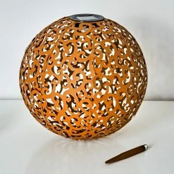 Hofstein Paradiski Solarleuchte LED Orange, 1-flammig -Günstiges Solarleuchten Geschäft paradiski solarleuchte h3327425 14