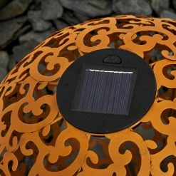 Hofstein Paradiski Solarleuchte LED Orange, 1-flammig -Günstiges Solarleuchten Geschäft paradiski solarleuchte h3327425 15