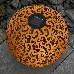 Hofstein Paradiski Solarleuchte LED Orange, 1-flammig -Günstiges Solarleuchten Geschäft paradiski solarleuchte h3327425 8