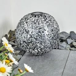 Hofstein Paradiski Solarleuchte LED Silber, 1-flammig -Günstiges Solarleuchten Geschäft paradiski solarleuchte h3327449 11