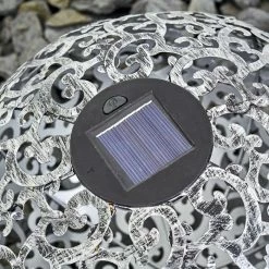 Hofstein Paradiski Solarleuchte LED Silber, 1-flammig -Günstiges Solarleuchten Geschäft paradiski solarleuchte h3327449 15