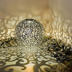 Hofstein Paradiski Solarleuchte LED Silber, 1-flammig -Günstiges Solarleuchten Geschäft paradiski solarleuchte h3327449 2