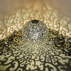 Hofstein Paradiski Solarleuchte LED Silber, 1-flammig -Günstiges Solarleuchten Geschäft paradiski solarleuchte h3327449 7