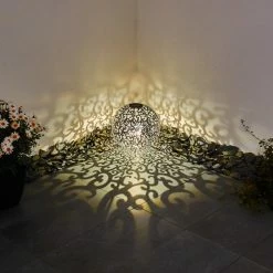 Hofstein Paradiski Solarleuchte LED Silber, 1-flammig -Günstiges Solarleuchten Geschäft paradiski solarleuchte h3327449 9