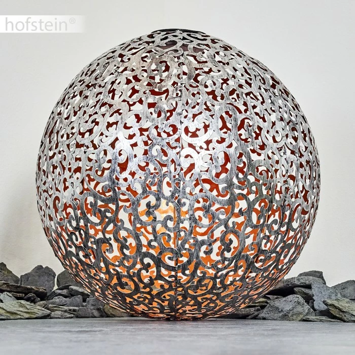 Hofstein Paradiski Solarleuchte LED Silber, Kupferfarben, 1-flammig 14 Hofstein Paradiski Solarleuchte LED Silber, Kupferfarben, 1-flammig – Bild 12