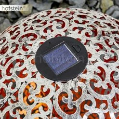 Hofstein Paradiski Solarleuchte LED Silber, Kupferfarben, 1-flammig 33 Hofstein Paradiski Solarleuchte LED Silber, Kupferfarben, 1-flammig -Günstiges Solarleuchten Geschäft paradiski solarleuchte h3327463 14