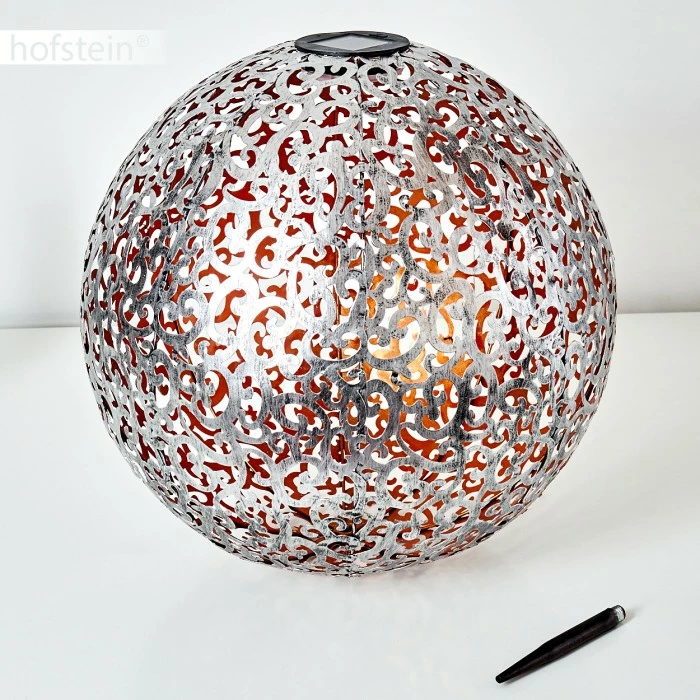 Hofstein Paradiski Solarleuchte LED Silber, Kupferfarben, 1-flammig 18 Hofstein Paradiski Solarleuchte LED Silber, Kupferfarben, 1-flammig – Bild 16