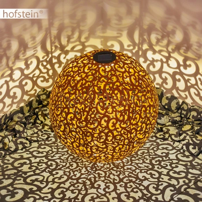 Hofstein Paradiski Solarleuchte LED Rostfarben, 1-flammig 10 Hofstein Paradiski Solarleuchte LED Rostfarben, 1-flammig – Bild 8