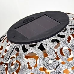 Hofstein Paradiski Solarleuchte LED Schwarz, 1-flammig -Günstiges Solarleuchten Geschäft paradiski solarleuchte h3331507 12