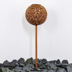 Hofstein Paradiski Solarleuchte LED Rostfarben, 1-flammig -Günstiges Solarleuchten Geschäft paradiski solarleuchte h3331521 10