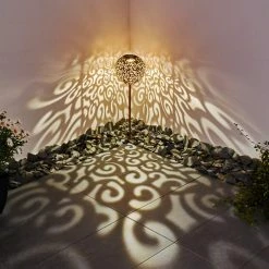 Hofstein Paradiski Solarleuchte LED Rostfarben, 1-flammig -Günstiges Solarleuchten Geschäft paradiski solarleuchte h3331521 2